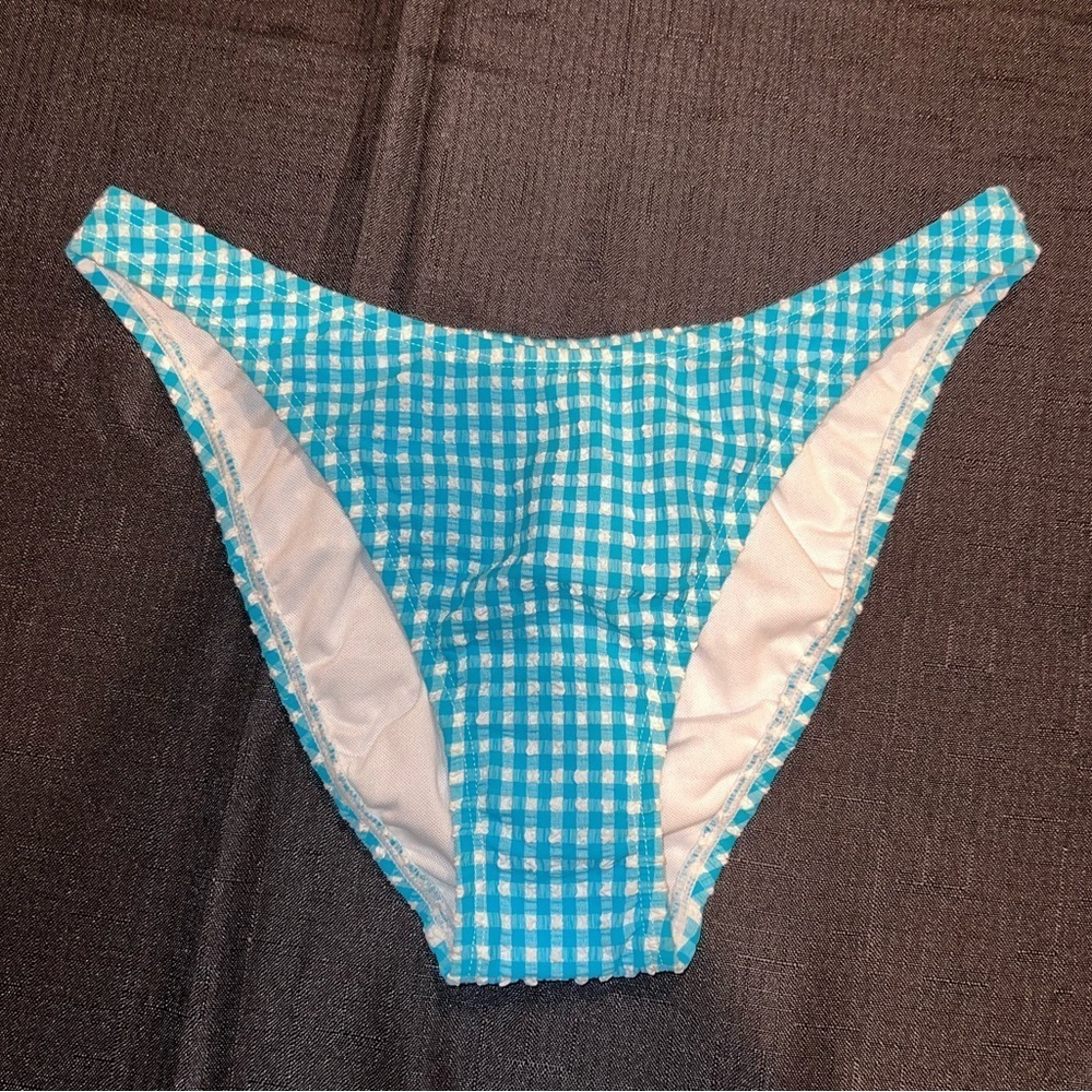 Lilly Pulitzer blue and white bikini bottom